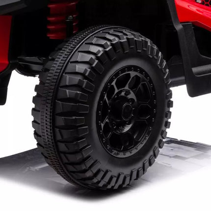 Akumuliatorinis automobilis S618 raudonas 4x4