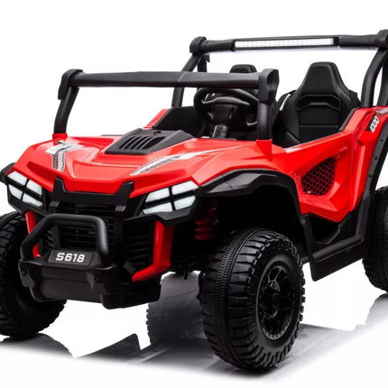 Akumuliatorinis automobilis S618 raudonas 4x4