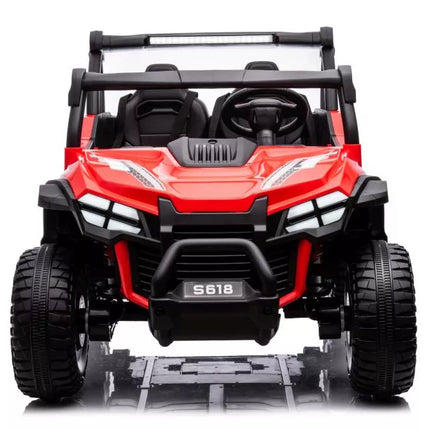 Akumuliatorinis automobilis S618 raudonas 4x4