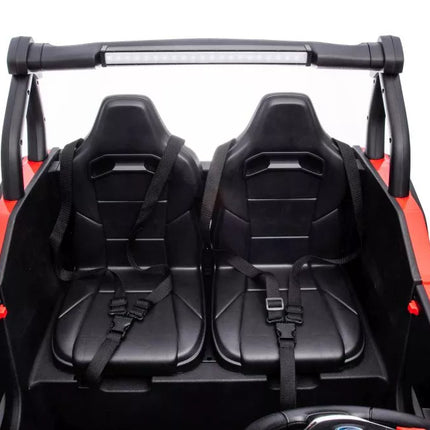 Akumuliatorinis automobilis S618 raudonas 4x4