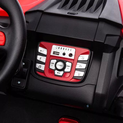 Akumuliatorinis automobilis S618 raudonas 4x4