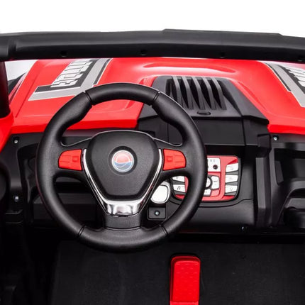 Akumuliatorinis automobilis S618 raudonas 4x4