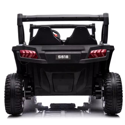 Akumuliatorinis automobilis S618 pilkas 4x4