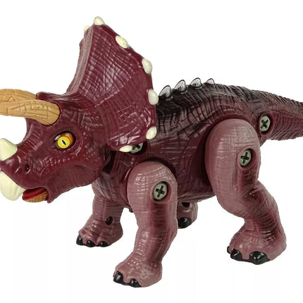 Besistrakis dinozauras su grąžtu, plastikinis