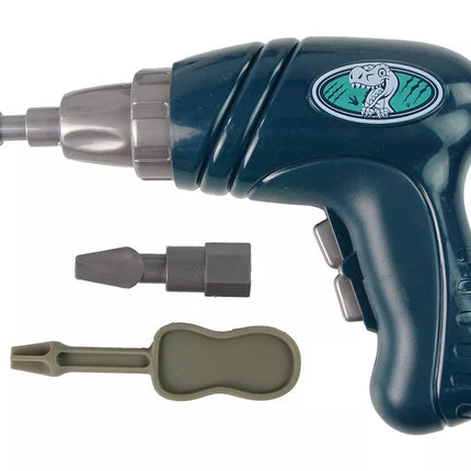 Besistrakis dinozauras su grąžtu, plastikinis