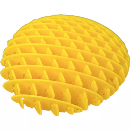 Antistresinis žaislas geltonas, lankstus, 10 cm