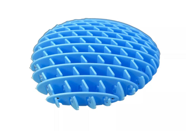 Mėlynas žaislas nuo streso, lankstus, sensorinis, 10 cm