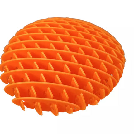Antistresinis žaislas „Fidget“ oranžinis, lankstus, sensorinis, 10 cm