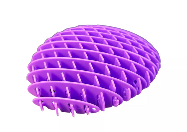 Fidget žaislas, violetinis, antistresinis, lankstus, sensorinis, 10 cm