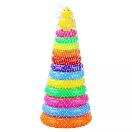 Žaisliniai bokštelio žiedai kūdikiams ir vaikams