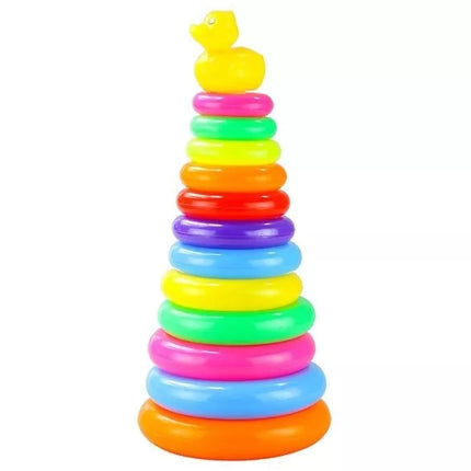 Žaisliniai bokštelio žiedai kūdikiams ir vaikams