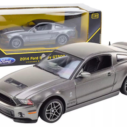 Automobilis Ford Shelby GT500, sidabrinis, mastelis 1:24