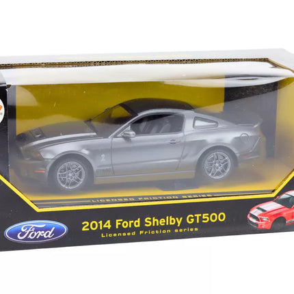 Automobilis Ford Shelby GT500, sidabrinis, mastelis 1:24