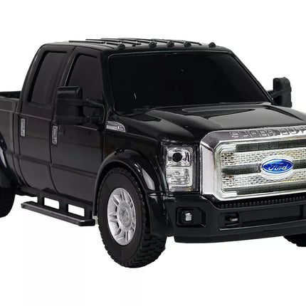 Ford F-350 Pikapas su frikciniu varikliu 1:28, juodas