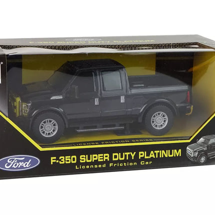 Ford F-350 Pikapas su frikciniu varikliu 1:28, juodas