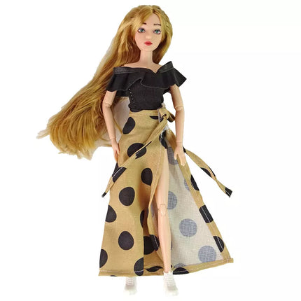 Emili lėlė su Rose Cat ilgais plaukais