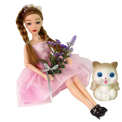 Lėlė Emily su kasytėmis Katės Gėlės