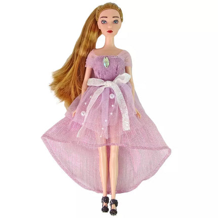 Emily ilgaplaukė balta katė lėlė