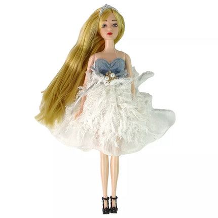 Lėlė kūdikis katytė Emilė su gėlėmis