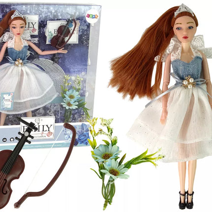 Lėlė Emily Smuikas Gėlės