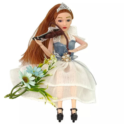 Lėlė Emily Smuikas Gėlės