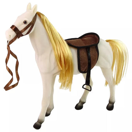 Baltas žirgas Lėlės figūrėlės aksesuarai