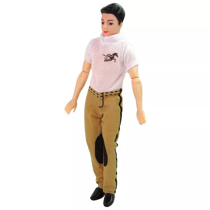 Baltas žirgas Lėlės figūrėlės aksesuarai