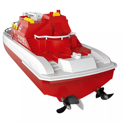 HI60 Nuotoliniu būdu valdomas R/C laivas 1:28 Raudonas