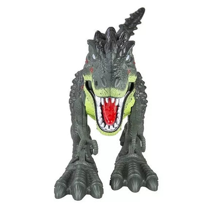 Didelis dinozauras Tyrannosaurus Rex su baterijomis