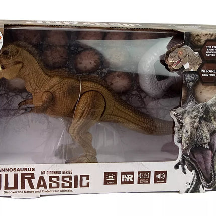 Nuotolinio valdymo dinzauras T-Rex rudas