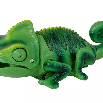 Nuotoliniu būdu valdomas chameleonas, žalia šviesa, 28 cm