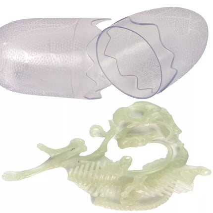 Šviečiantys tamsoje 3D mamuto dinozaurai skeletas kiaušinyje