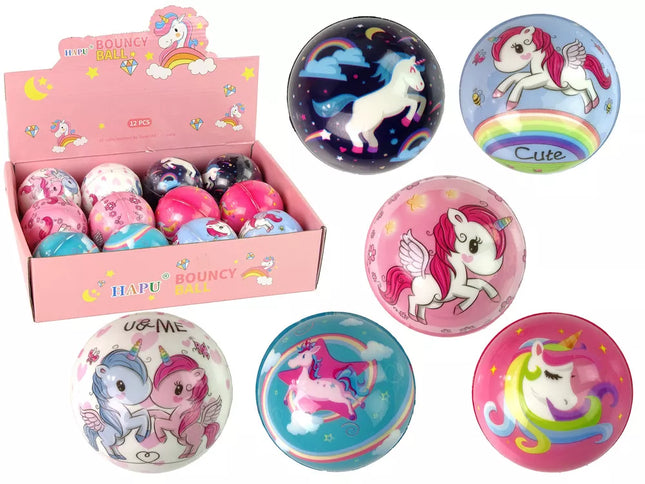 Minkštas vaivorykštės kamuolys kūdikiui, 8 cm skersmens.