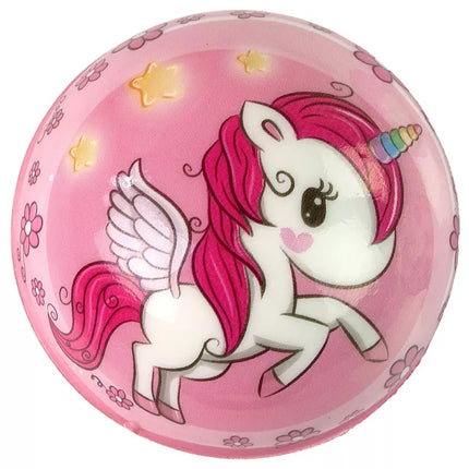 Minkštas vaivorykštės kamuolys kūdikiui, 8 cm skersmens.