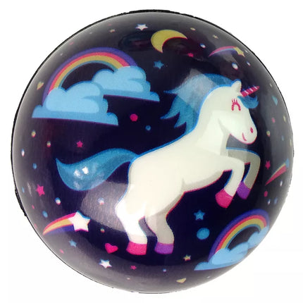 Minkštas vaivorykštės kamuolys kūdikiui, 8 cm skersmens.