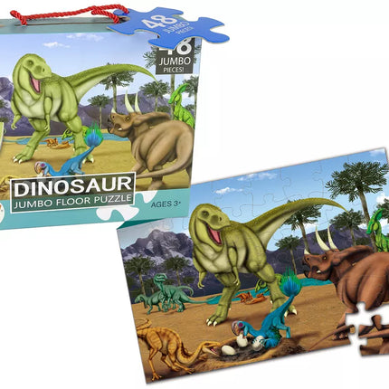 Dinozaurų dėlionė vaikams Dėlionė 48