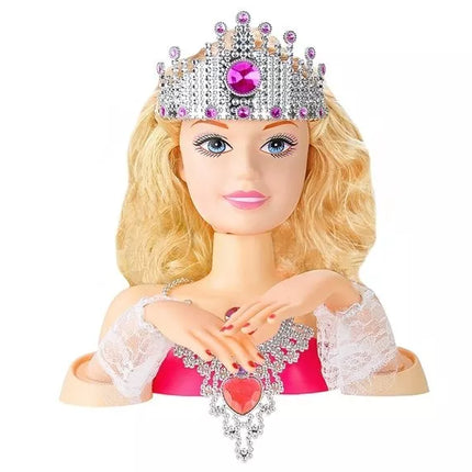 Grožio mados galvos modeliavimo lėlės aksesuarai papuošalai