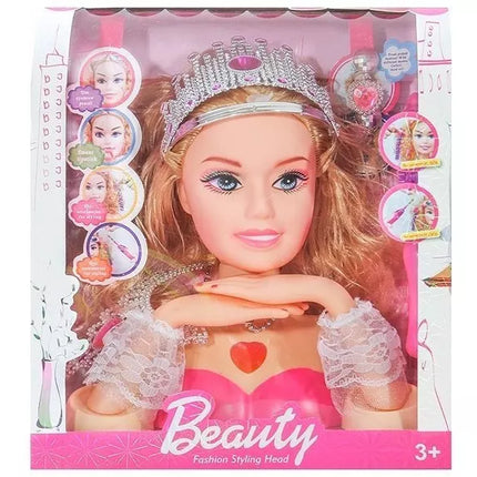 Grožio mados galvos modeliavimo lėlės aksesuarai papuošalai