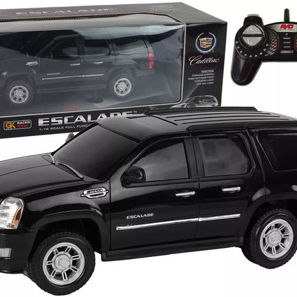 Cadillac Escalade R/C automobilis Juodas Šviesos Garsas 1:16