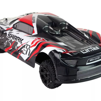 Sportinis automobilis R/C 1:8 pilkas baltas