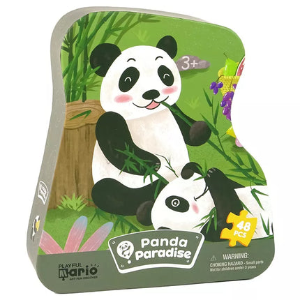 Bambuko miško panda dėlionė, 48 elementai