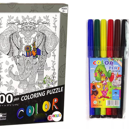 Dėlionė „Spalvos“ 500 dalių, dramblys