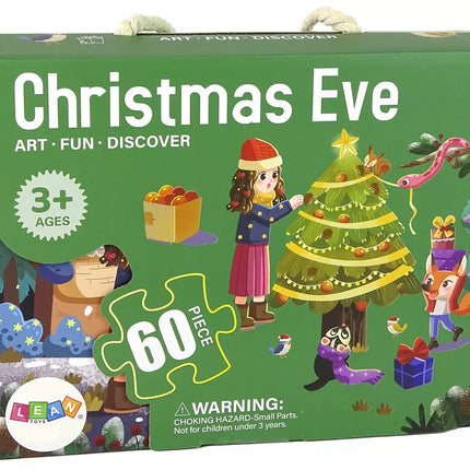 Vaikiškos dėlionės Kalėdos, 60 detalių.