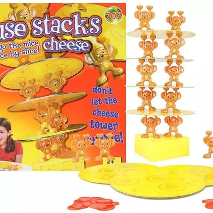 Sūrio bokštas su pelėmis Arkadinis žaidimas Šeimos žaidimas