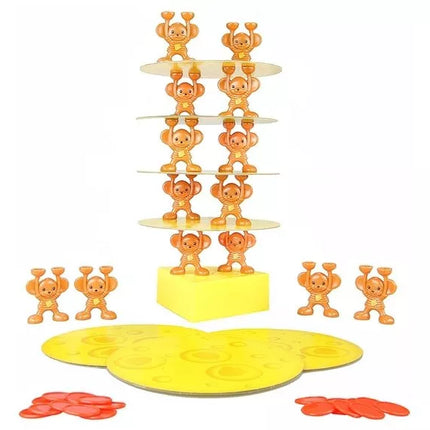 Sūrio bokštas su pelėmis Arkadinis žaidimas Šeimos žaidimas