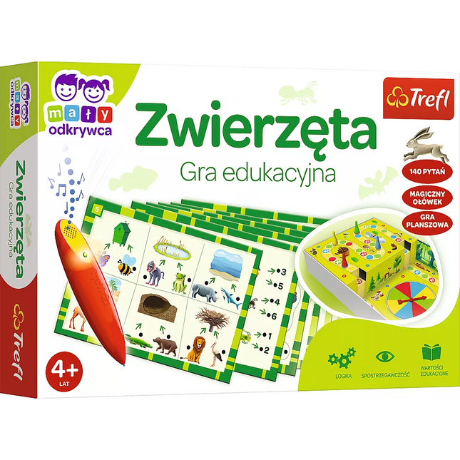 Vaikiškas žaidimas „Animals Magic pencil“ Trefl 02111