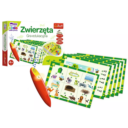 Vaikiškas žaidimas „Animals Magic pencil“ Trefl 02111