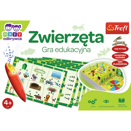 Vaikiškas žaidimas „Animals Magic pencil“ Trefl 02111