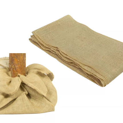 Džiuto dekoratyvinė medžiaga 80x75cm, skirta Kalėdų eglutės kamienui apdengti