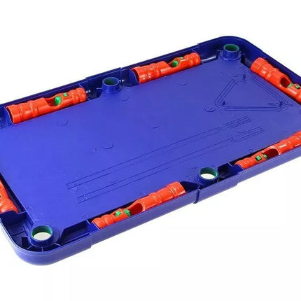 6 viename stalas su keičiamomis žaidimų lentomis ir priedais: futbolas, krepšinis, snukeris